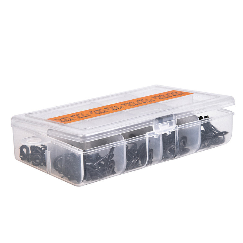 Black Multi-size Guide Ring Set 80pcs