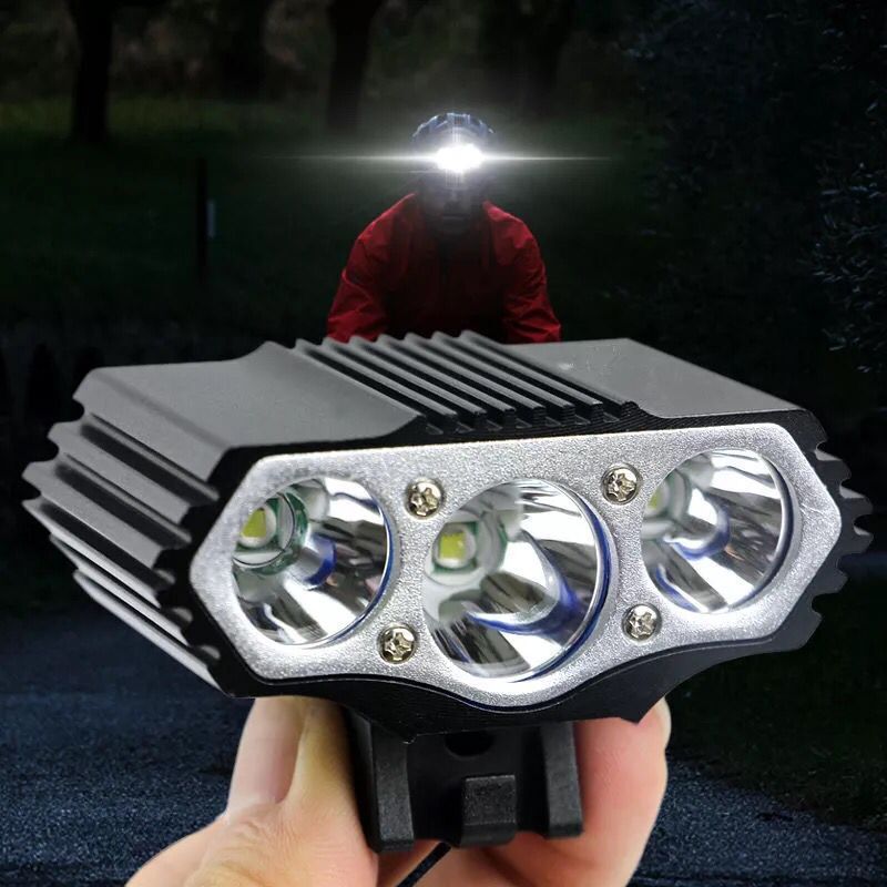 USB rechargeable bicycle headlights