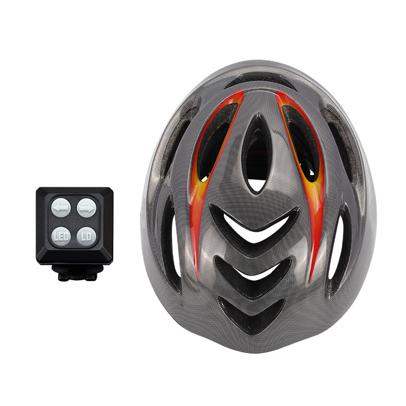 Intelligent led bicycle helmet