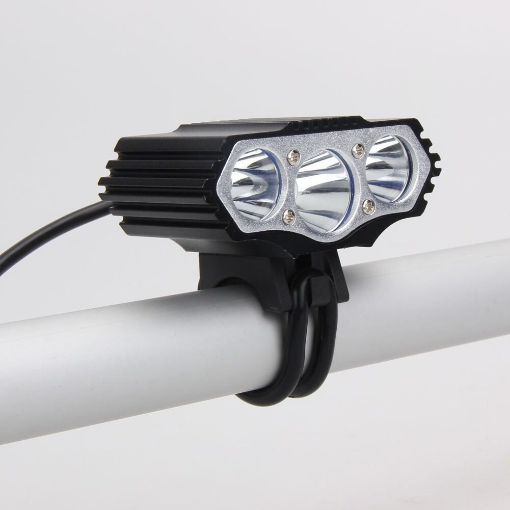USB rechargeable bicycle headlights