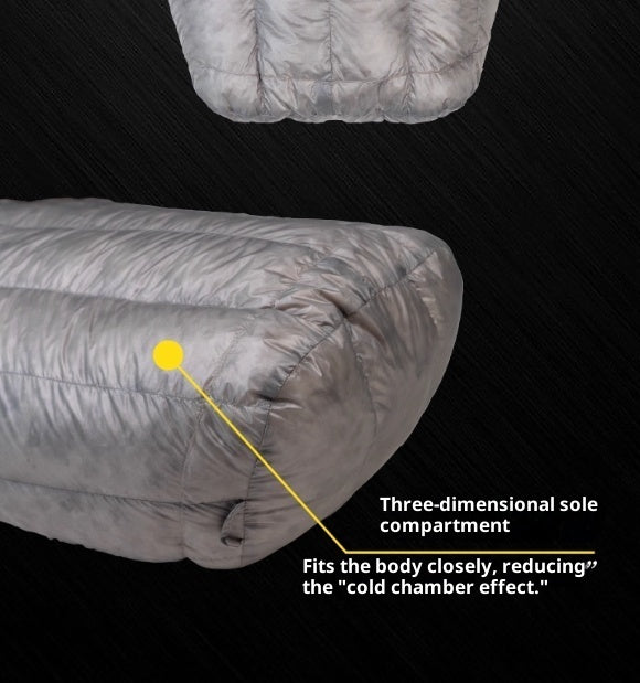 Duck Down Ultralight Hiking Mummy Sleeping Bag