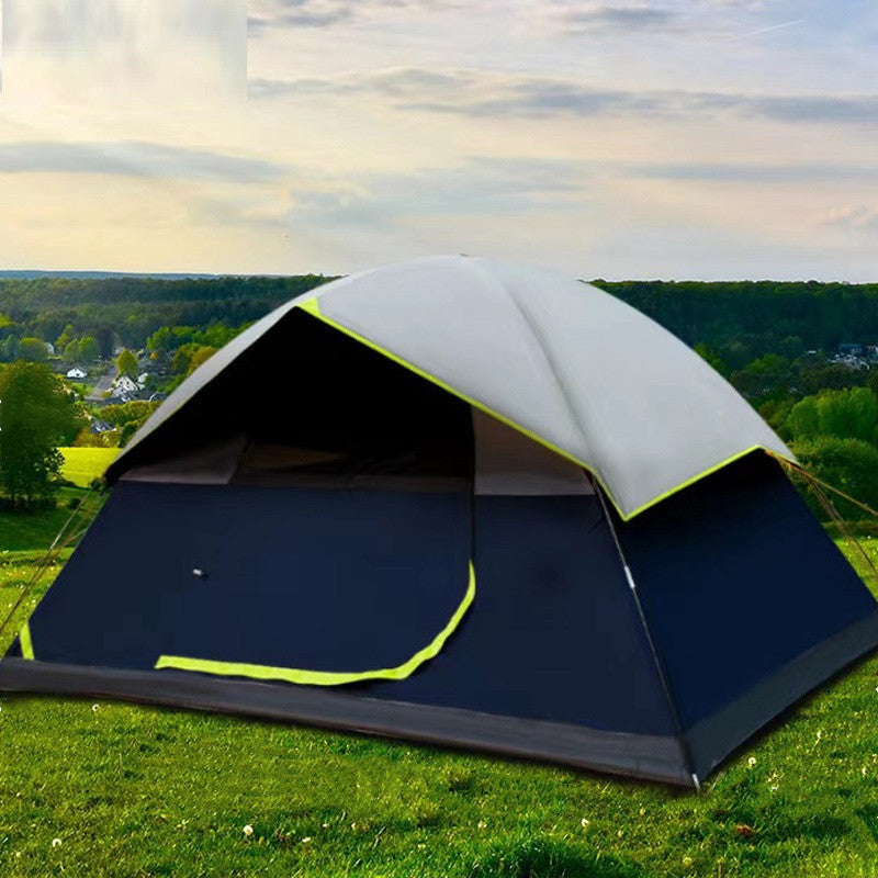 4 Person Black Coated Darkroom For Camping