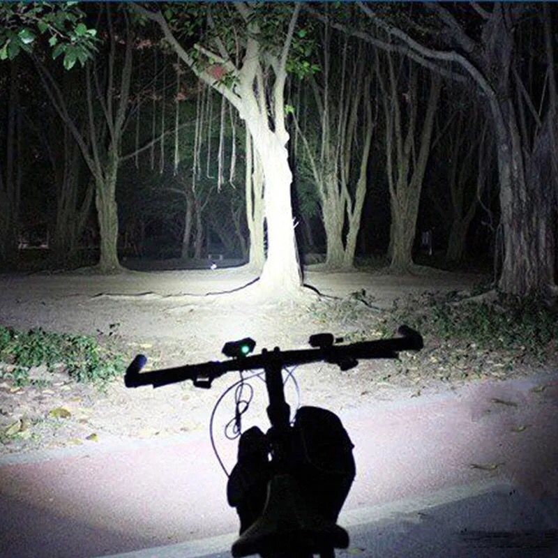 USB rechargeable bicycle headlights