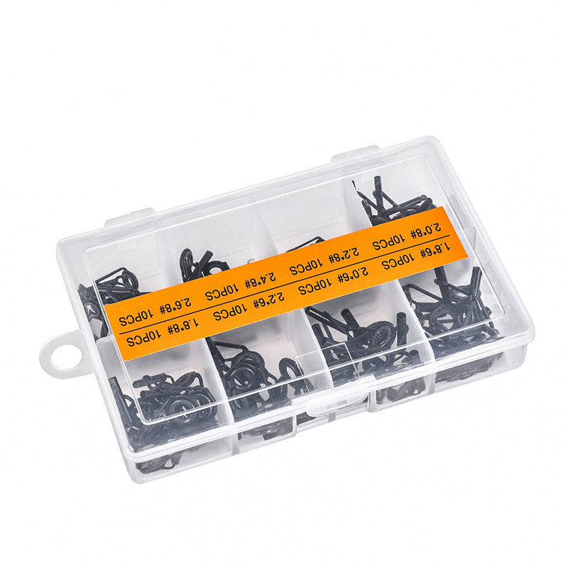 Black Multi-size Guide Ring Set 80pcs