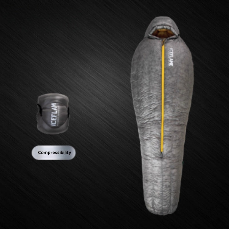 Duck Down Ultralight Hiking Mummy Sleeping Bag