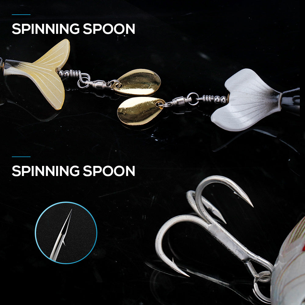 Spinning Tail Fishing Lure Set